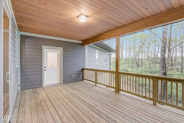 view of deck
