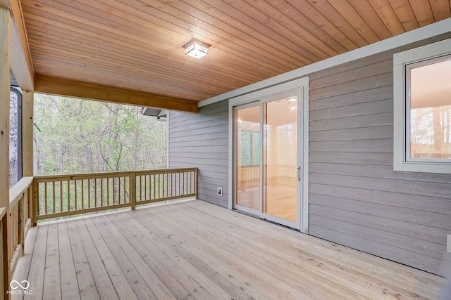 view of deck