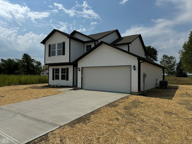 front of property with central AC unit