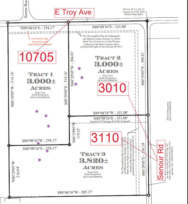 10705 E Troy Ave E, Indianapolis IN, 46239 land for sale