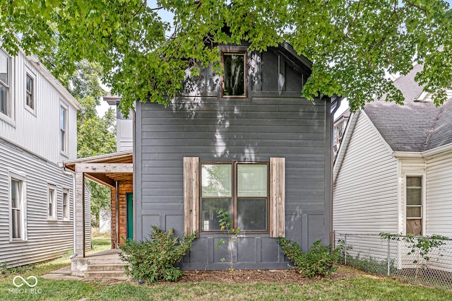 view of rear view of house