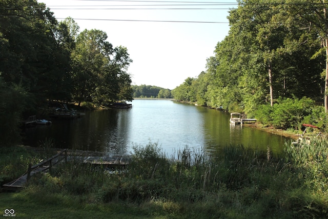 view of water feature