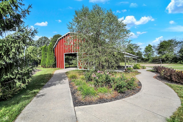 view of outbuilding