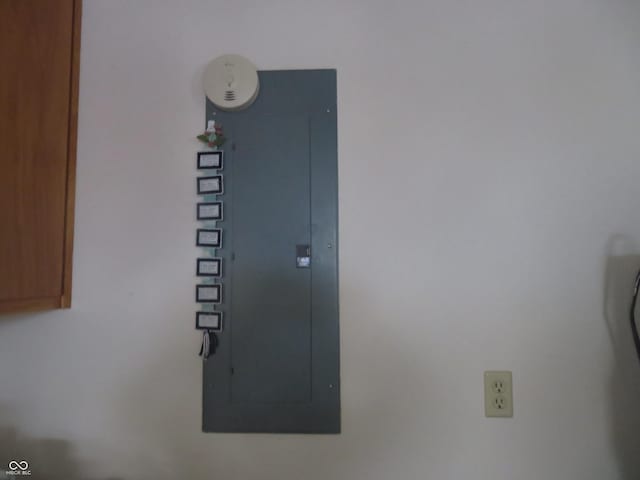 interior details featuring electric panel