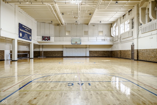 view of sport court