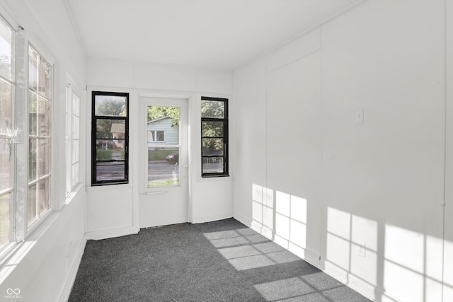 empty room featuring carpet floors