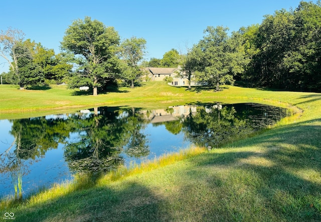 view of water feature