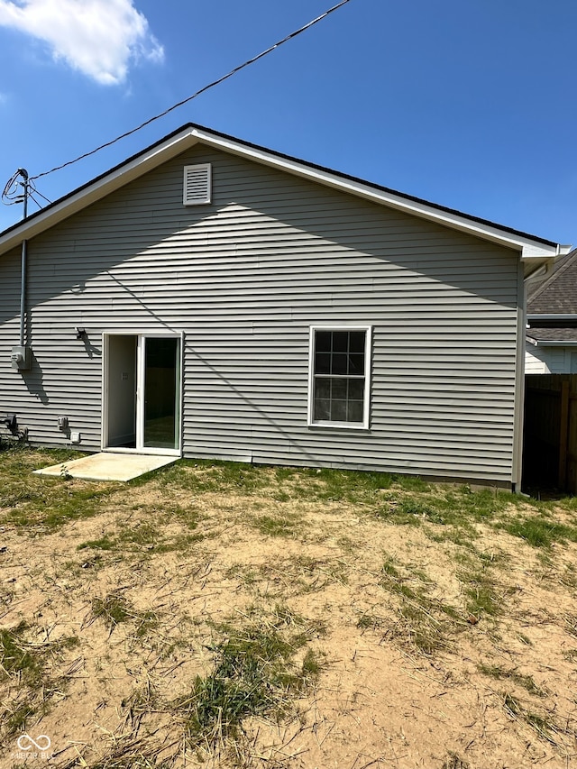 view of rear view of property