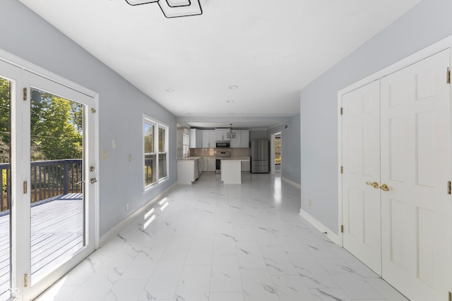 view of unfurnished living room