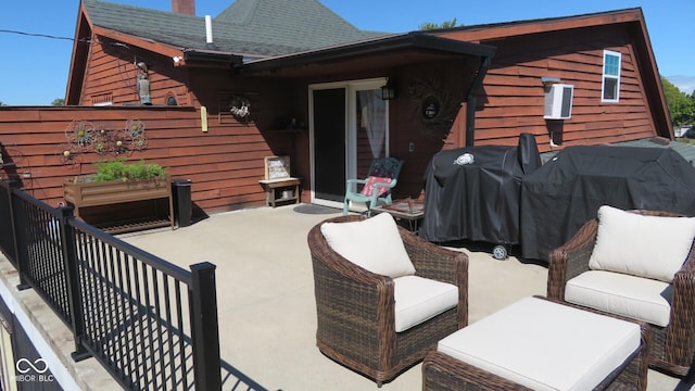114 N Grant Ave, Crawfordsville, IN 47933 - view of patio / terrace with fence