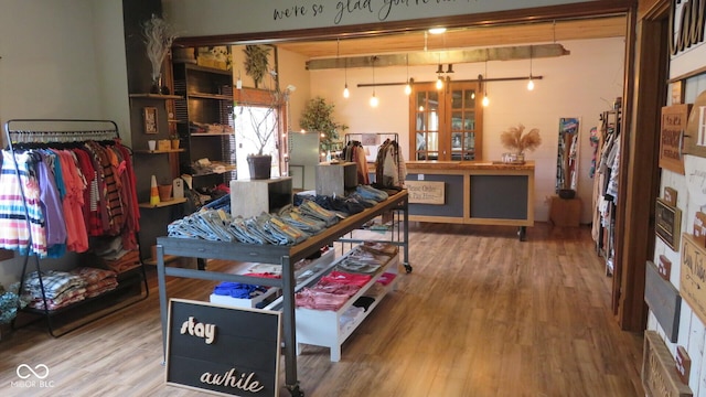 114 N Grant Ave, Crawfordsville, IN 47933 - interior space featuring wood finished floors