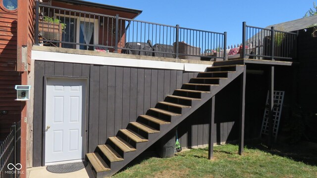 114 N Grant Ave, Crawfordsville, IN 47933 - view of staircase