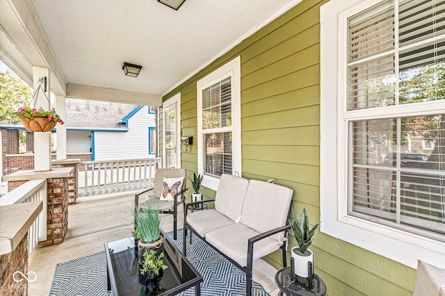 view of patio / terrace featuring a porch