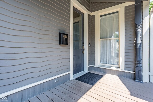 1715 Alabama St, Indianapolis, IN 46202 - property entrance with a deck