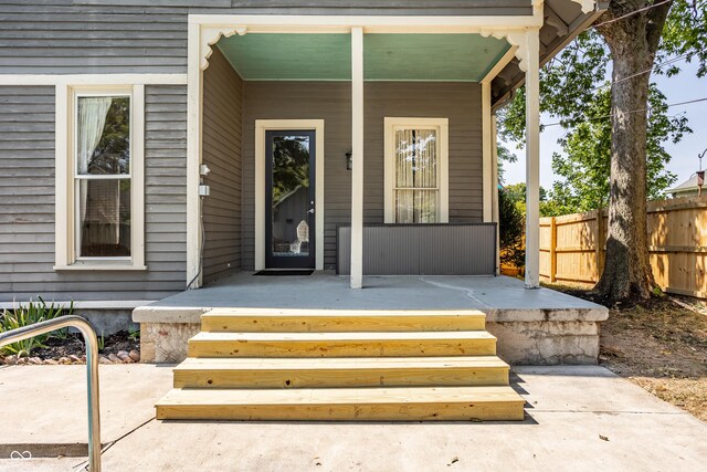 1715 Alabama St, Indianapolis, IN 46202 - entrance to property featuring fence and a porch