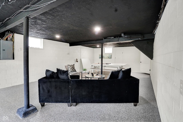 22 W 54th St, Indianapolis, IN 46208 - living area featuring electric panel
