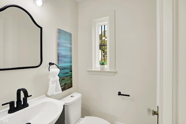 22 W 54th St, Indianapolis, IN 46208 - bathroom with vanity and toilet