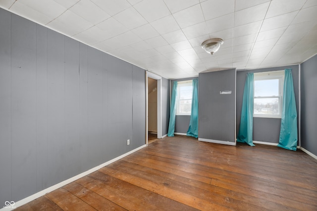 unfurnished bedroom featuring hardwood / wood-style floors