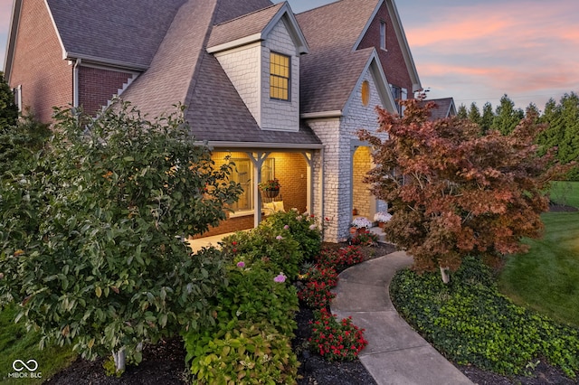 view of front of home