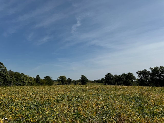 view of landscape featuring a rural view