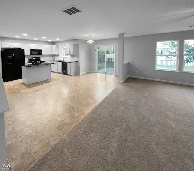 view of unfurnished living room