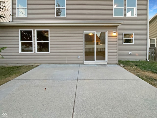 exterior space featuring a patio