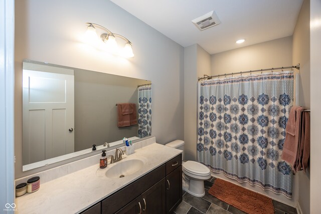 1569 Tupelo Dr, Greenfield, IN 46140 - full bath with vanity, toilet, and shower / bath combo