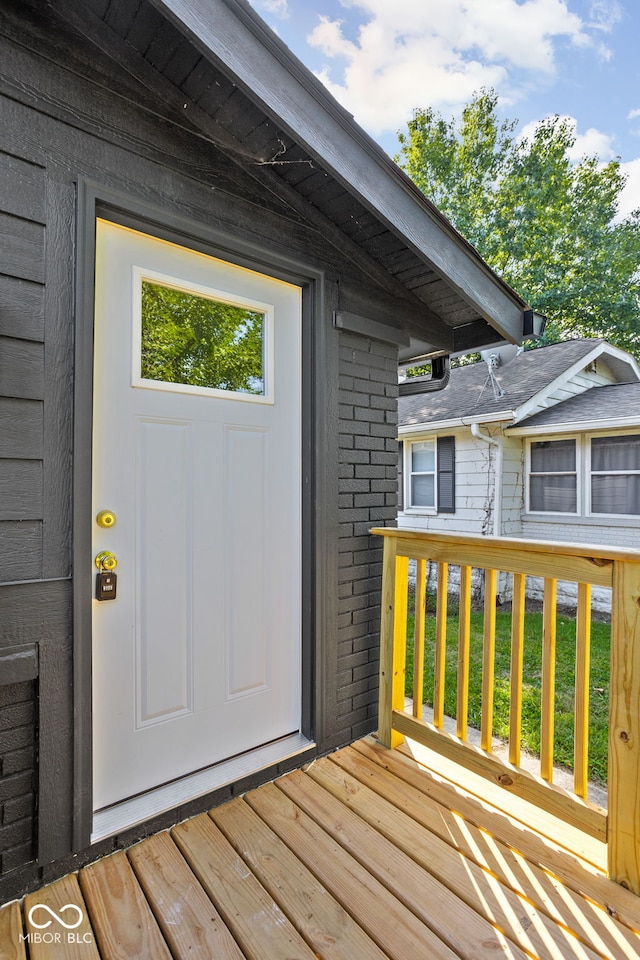 view of property entrance