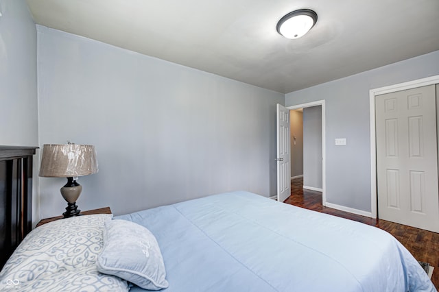 120 Hugo St, Indianapolis, IN 46229 - bedroom with wood finished floors and baseboards