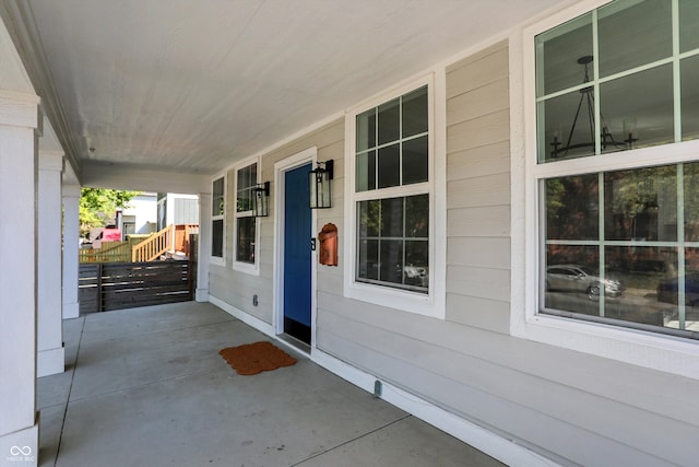 view of patio / terrace featuring a porch