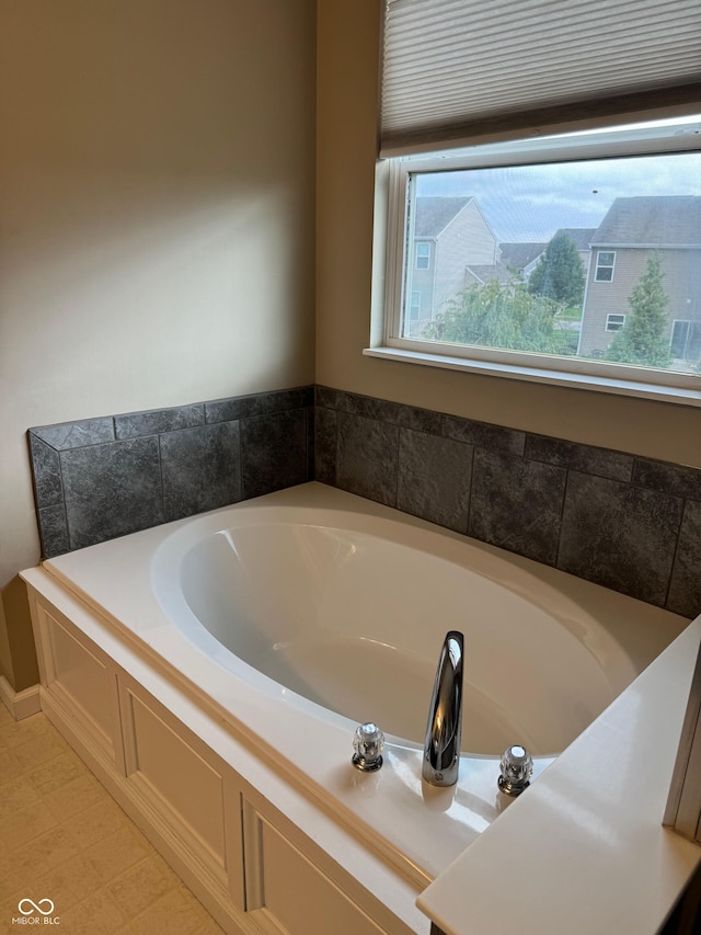 bathroom featuring a bathtub