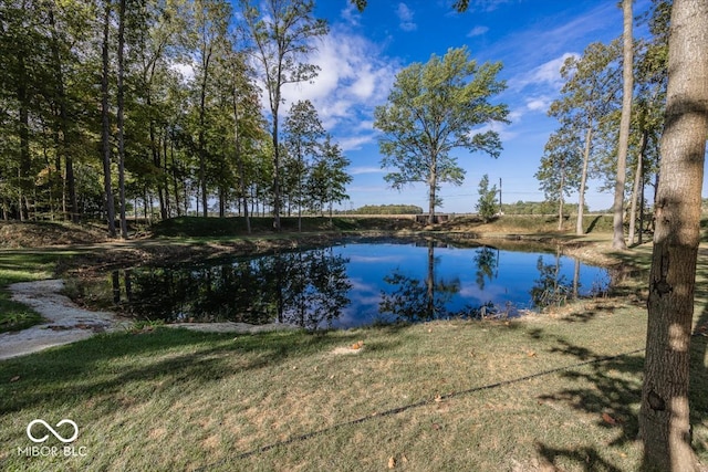 property view of water