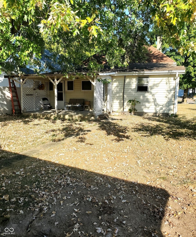 view of rear view of property