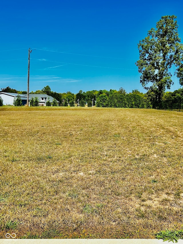 exterior space featuring a rural view