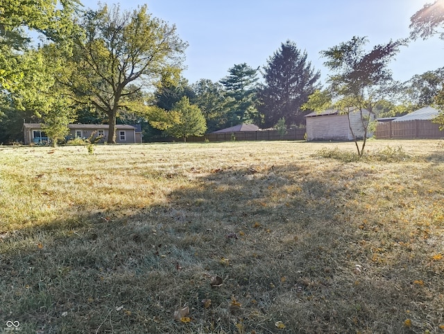 view of yard