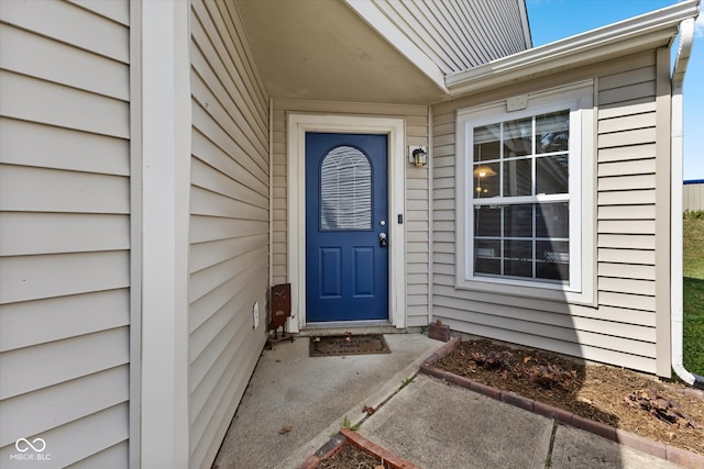 view of entrance to property