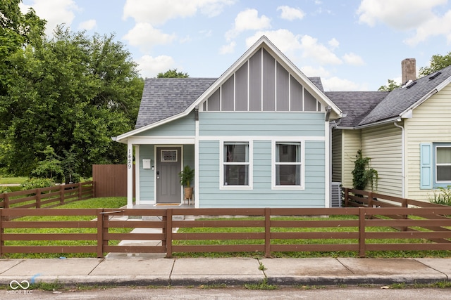 view of front of home