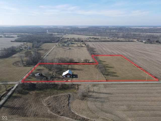9517 N 550 W, Carthage, IN 46115 - drone / aerial view with a rural view