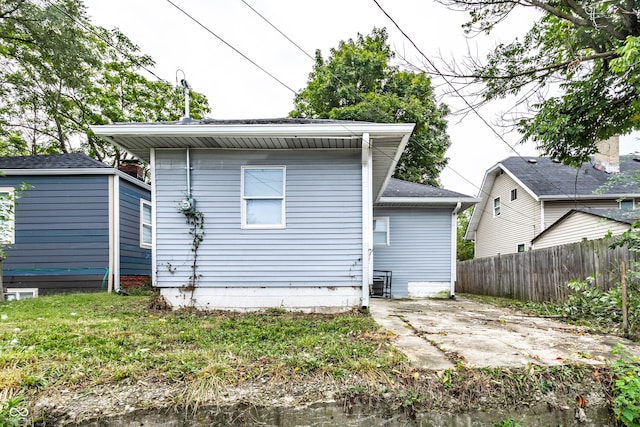 back of property featuring a patio area