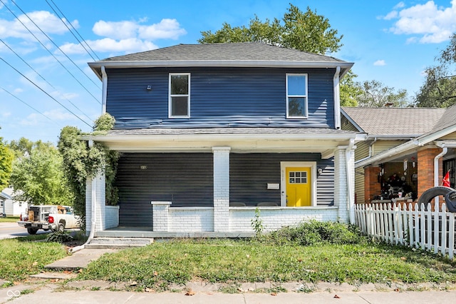 view of front of house featuring a porch