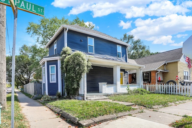 view of front of house featuring a porch