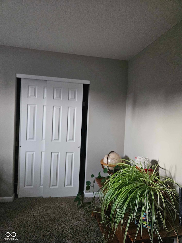 details with baseboards and carpet