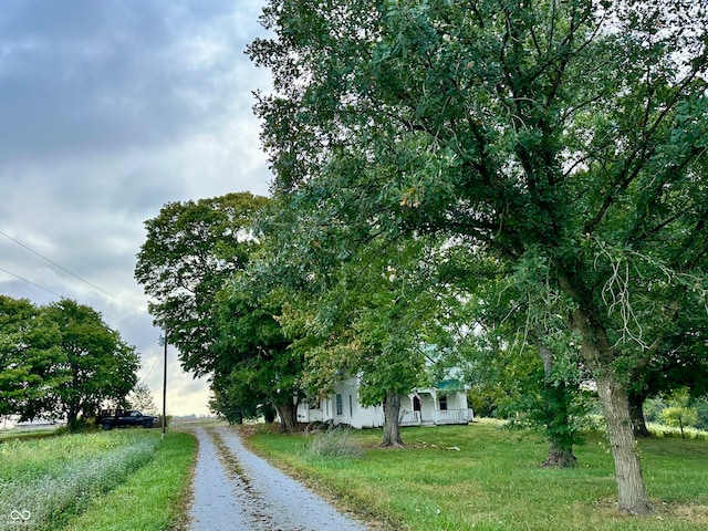 view of road