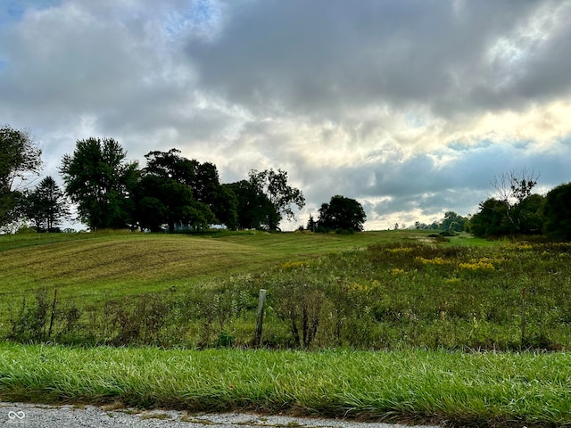 view of landscape featuring a rural view