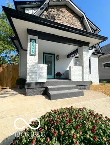 view of rear view of house