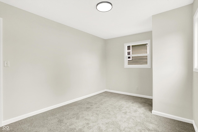 empty room with carpet floors