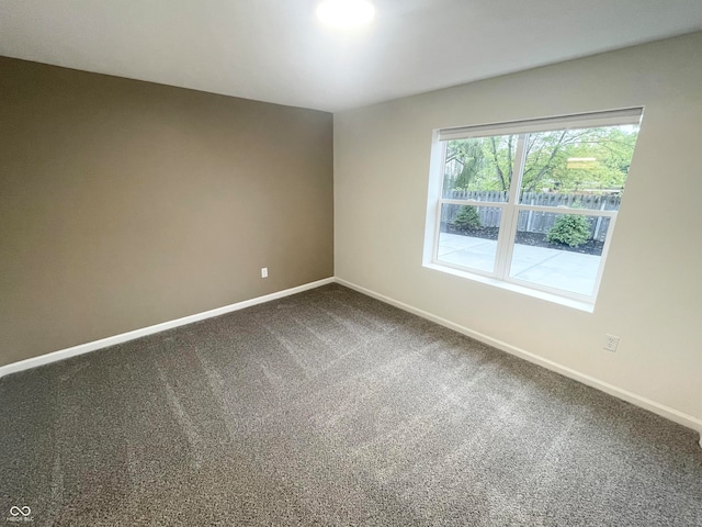 empty room featuring carpet flooring