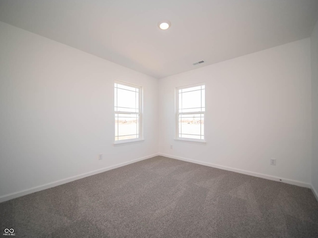 7888 Magnolia St, New Palestine, IN 46163 - unfurnished room featuring dark carpet and baseboards