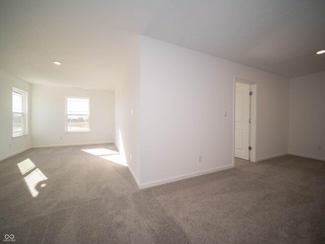 7888 Magnolia St, New Palestine, IN 46163 - empty room featuring carpet flooring and recessed lighting