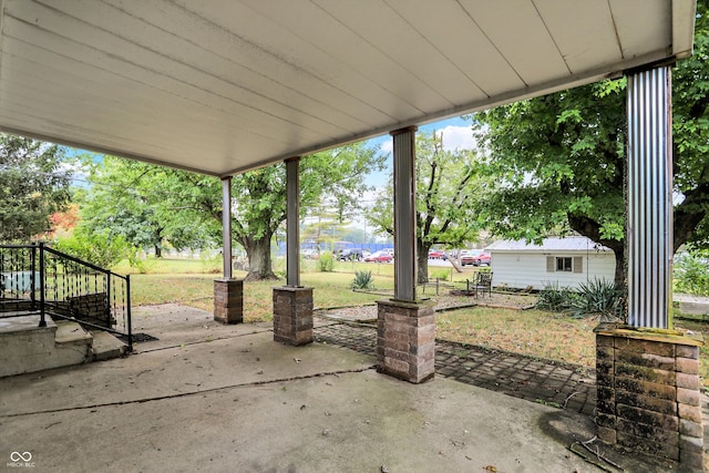 view of patio